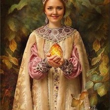 Схема вышивки «русская красота»