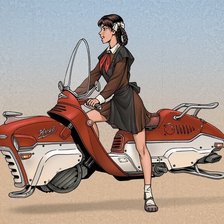 Схема вышивки «футуонерка»