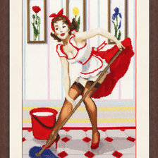 Схема вышивки «Чистая кухня»