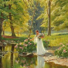 Схема вышивки «nad wodą»