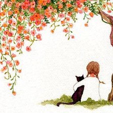 Схема вышивки «одиночество»