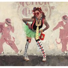 Схема вышивки «Дьявол или ангел?»