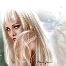 Схема вышивки «Ангел»