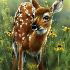 Схема вышивки «Бемби»