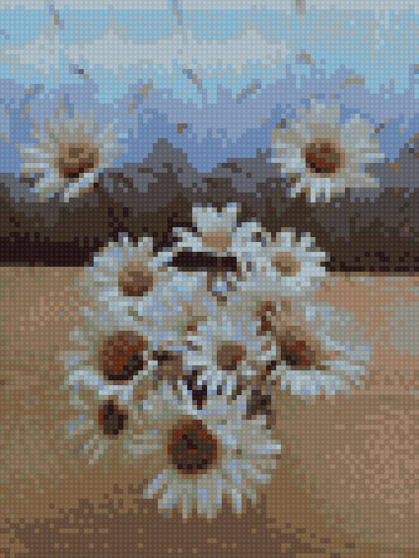 Ромашки - натюрморт - предпросмотр