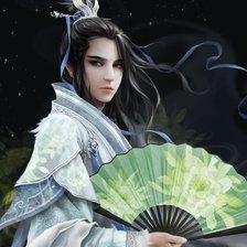 Схема вышивки «Парень»