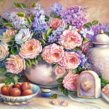 Схема вышивки «натюр»