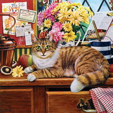 Схема вышивки «Джэф Тристрэм Матильда»