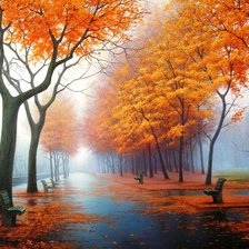 Схема вышивки «Осень»