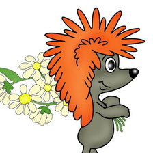 Схема вышивки «ЕжикТрям»