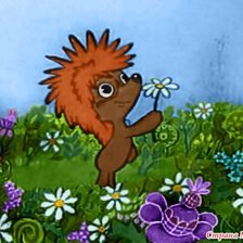 Схема вышивки «ежикТрямЗдравствуйте»