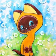 Схема вышивки «гав»