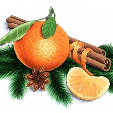 Схема вышивки «Новогодний натюрморт»