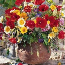 Схема вышивки «НАТЮРМОРТ С ЦВЕТАМИ»