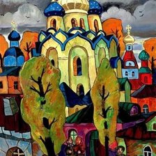 Схема вышивки «худ. Егор Купцов»