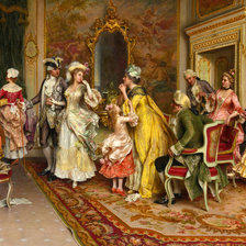 Схема вышивки «Quadro de Época»