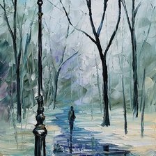 Схема вышивки «zimowe światło»