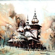 Схема вышивки «Cerkiew»