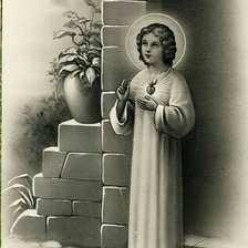 Menino Jesus . Pombas