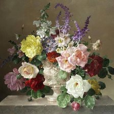 Схема вышивки «kvety»