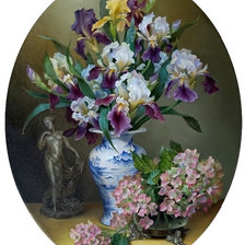 Схема вышивки «Ирисы»