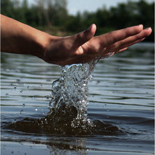 Схема вышивки «Притяжение воды»