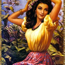 Схема вышивки «цыганка»