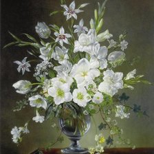 Схема вышивки «Белый букет»