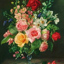 Схема вышивки «kvety»