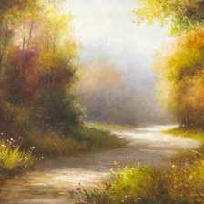 Схема вышивки «утро»