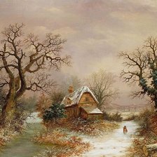 Схема вышивки «pierwszy śnieg»