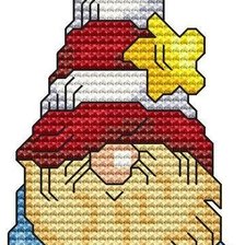 Схема вышивки «гном рождественский 2»