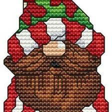 Схема вышивки «гном рождественский 3»