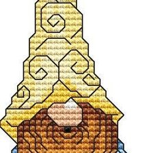 Схема вышивки «гном рождественский 4»