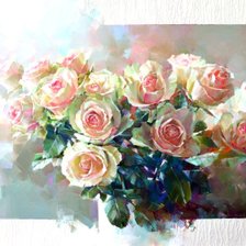 Схема вышивки «Розы»