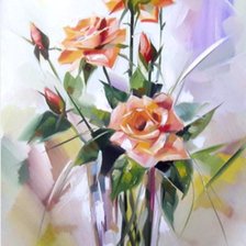 Схема вышивки «Розы»