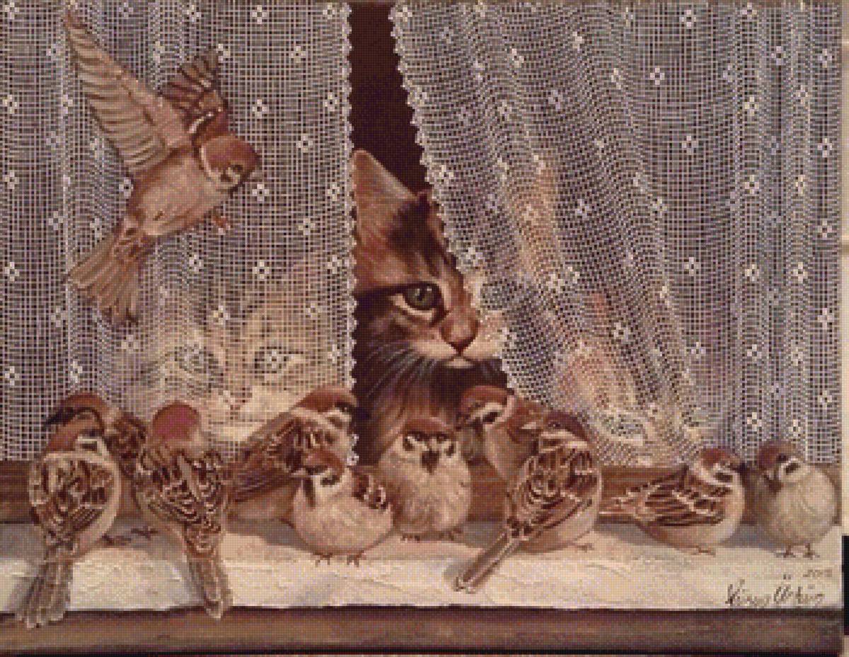 воробьи - предпросмотр