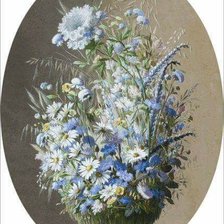 Схема вышивки «полевые цветы»