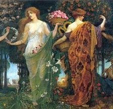 Схема вышивки «времена года»