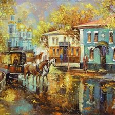 Схема вышивки «Живопись Осень»