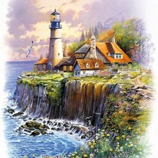 Схема вышивки «Farol Paisagem1»