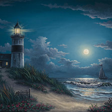 Схема вышивки «Farol Noite»