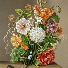 Схема вышивки «kytička»