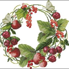 Схема вышивки «НАТЮРМОРТ С ЯГОДАМИ»