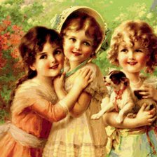 Девочки с собачкой вернон