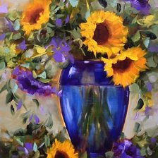 Схема вышивки «słoneczniki»