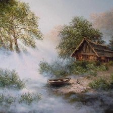 Схема вышивки «poranna mgła»