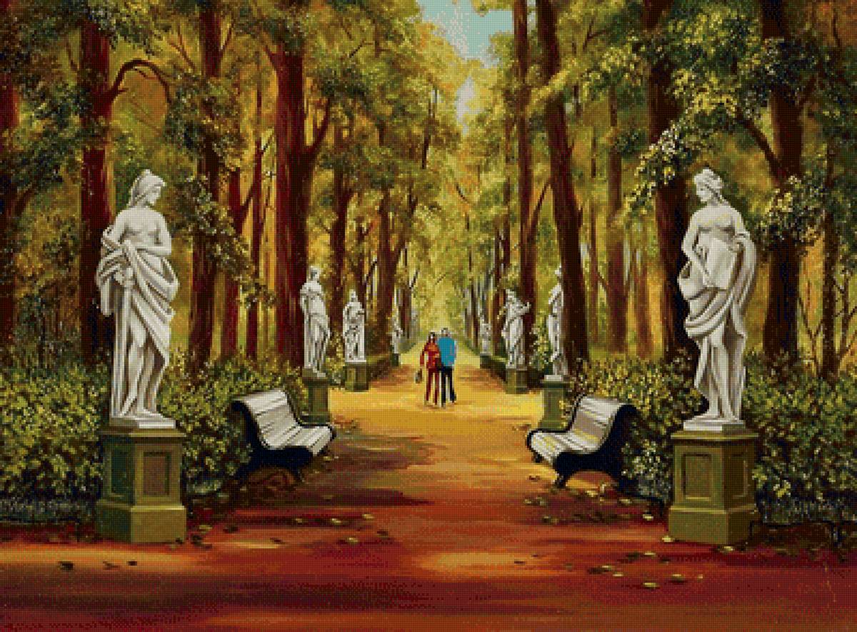 jeseň v parku - предпросмотр