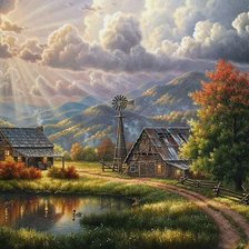 Схема вышивки «Природа»