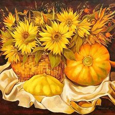 Схема вышивки «Осенний букет»